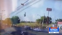Cae helicóptero en el que viajaba el Secretario de Seguridad de Aguascalientes, México