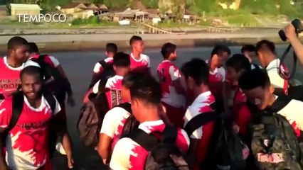 Melihat Serunya Latihan Pelatnas Rugby di Parangtritis