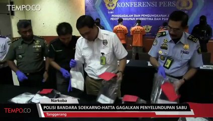 Download Video: Polisi Bandara Soekarno-Hatta Gagalkan Penyelundupan Sabu