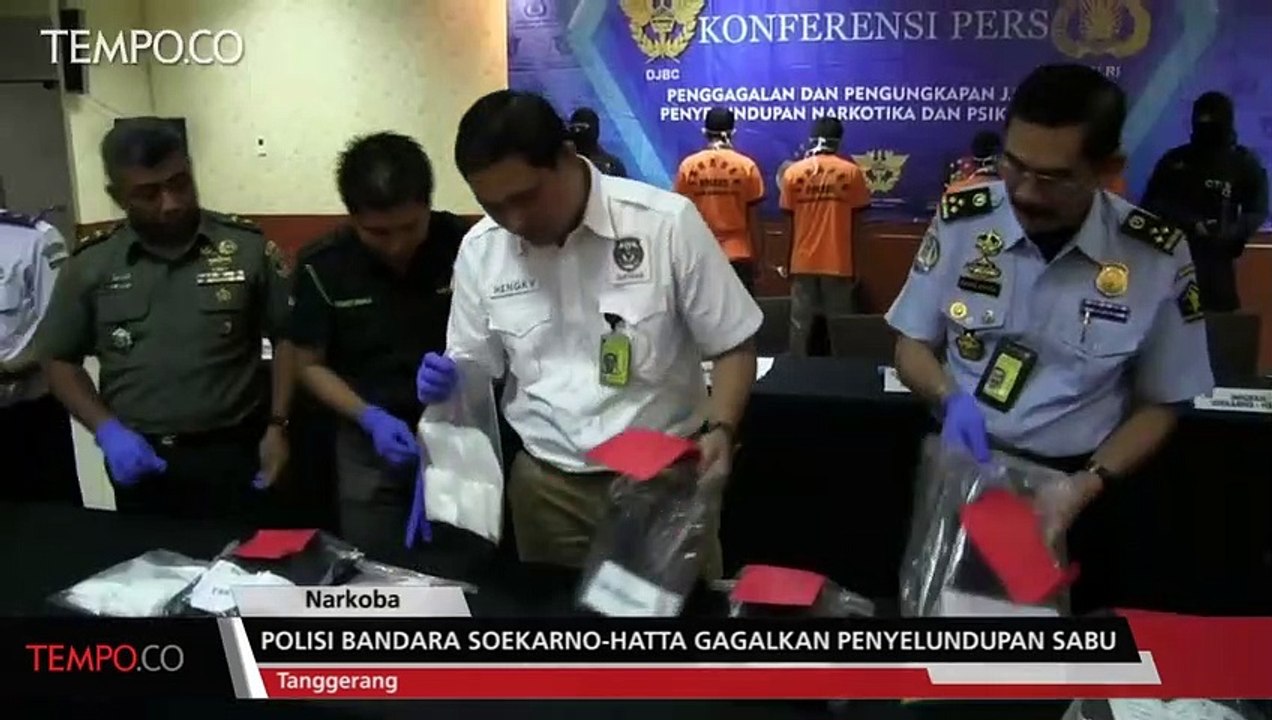 Polisi Bandara Soekarno-Hatta Gagalkan Penyelundupan Sabu
