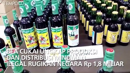 Download Video: Bea Cukai Ungkap Produksi Dan Distribusi Minuman Ilegal Rugikan Negara Rp 1,8 miliar