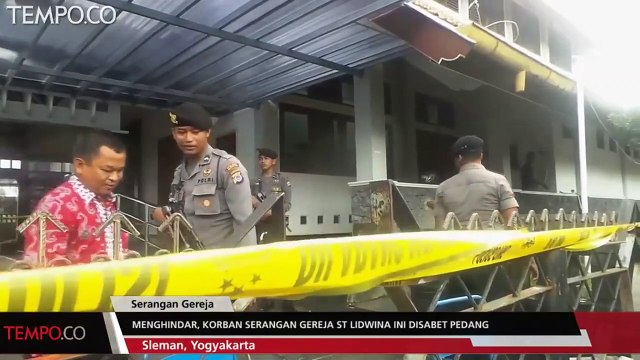 Sempat Menghindar, Korban Serangan Gereja St Lidwina Ini Disabet Pedang