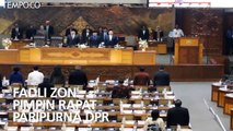 Fadli Zon Pimpin Rapat Paripurna DPR