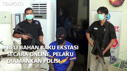 Beli Bahan Baku Ekstasi Secara Online, Pelaku Diamankan Polisi