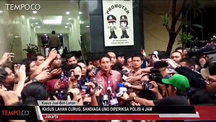 Kasus Lahan Curug, Sandiaga Uno Diperiksa Polisi