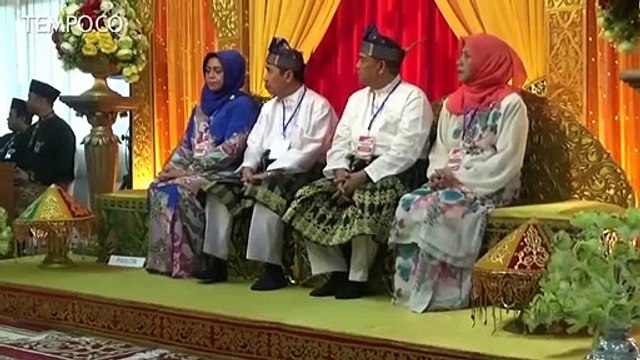 Unik, Pendaftaran Calon Gubernur Riau Layaknya Prosesi Pernikahan