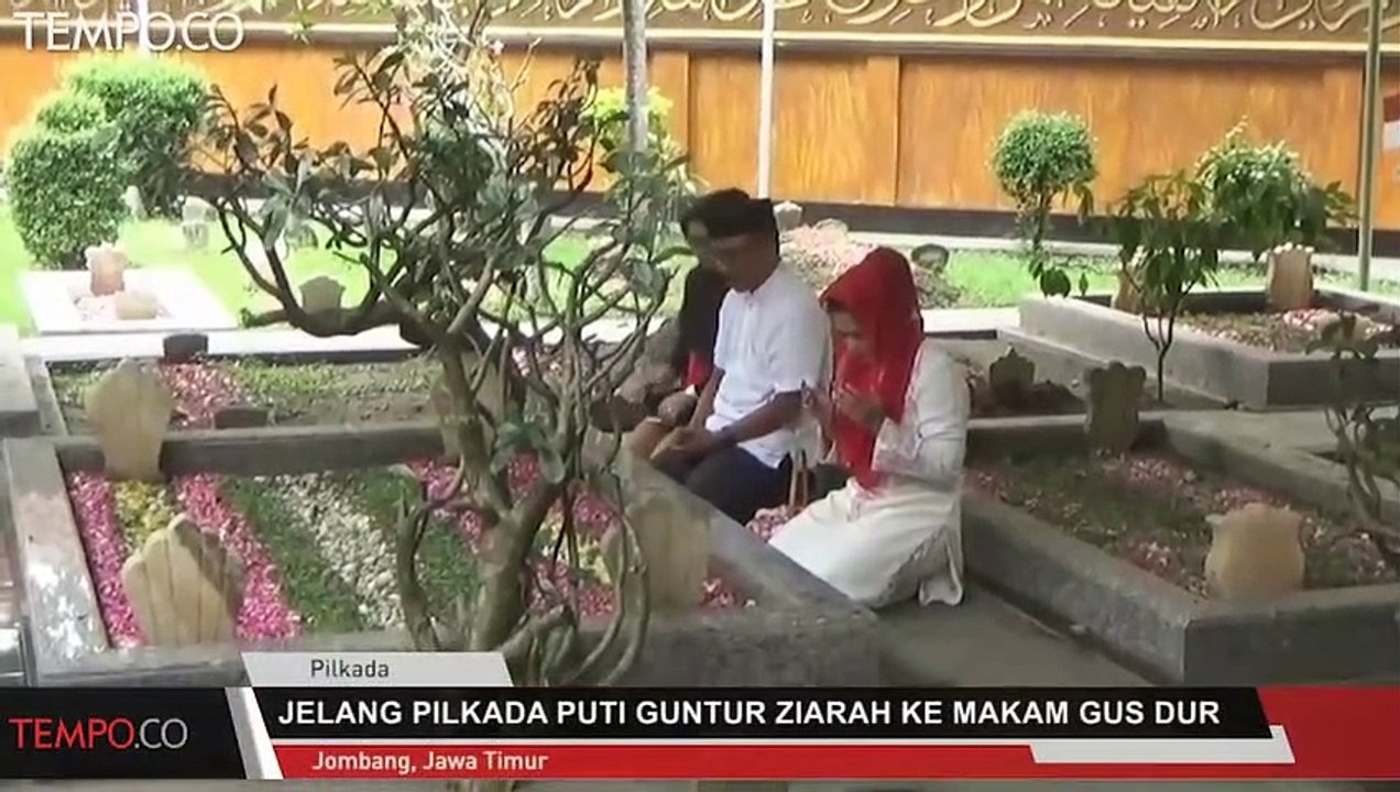 Jelang Pilkada Puti Guntur Ziarah ke Makam Gus Dur