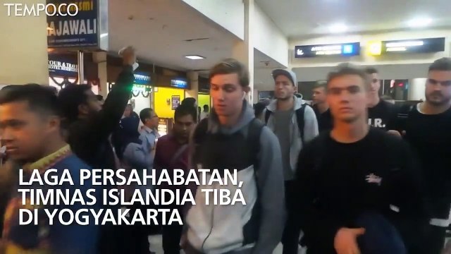 Laga Persahabatan, Timnas Islandia Tiba di Yogyakarta