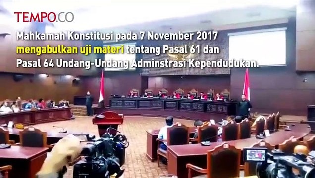 MK Putuskan Aliran Kepercayaan Bisa Masuk di Kolom Agama KTP