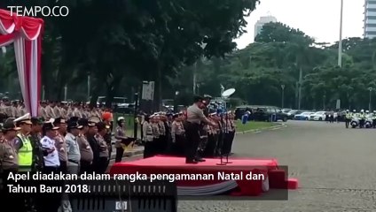 Pengamanan Natal dan Tahun Baru, Apel Operasi Lilin 2017 Digelar