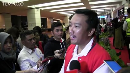 Juara Dunia Bulutangkis Disambut Menpora dan PBSI di Bandara