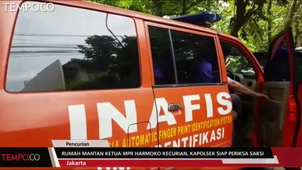 Rumah Harmoko Kecurian, Kapolsek Siap Periksa Saksi