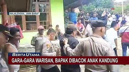 Gara-Gara Warisan, Seorang Bapak di Majalengka Dibacok Anak Kandung!