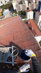 Painting High Above the City