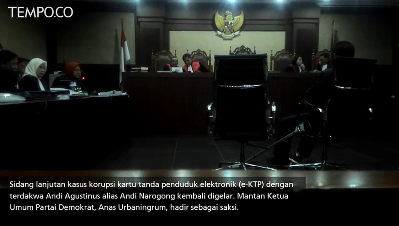 Anas Urbaningrum Bantah Terima Aliran Dana e-KTP untuk Kongres Partai Demokrat