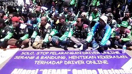 Pengemudi Transportasi Online Tuntut Revisi Permenhub 108