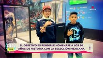 El Museo Itinerante de la Selección Mexicana muestra la historia de El Tri