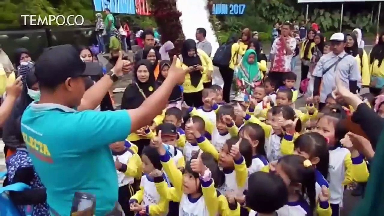 Serunya Outbond Siswa PAUD Menjelang Libur Akhir Tahun