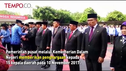 Hari Pahlawan, Pemerintah Beri 15 Kepala Daerah Ini Penghargaan