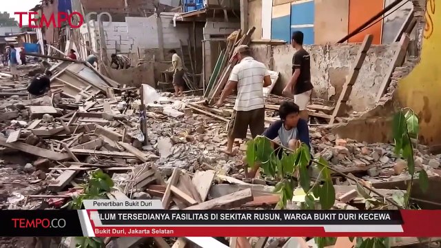 Warga bukit Duri Kecewa, Belum Tersedianya Fasilitas di Sekitar Rusun
