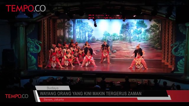 Wayang Orang yang Kini Makin Tergerus Zaman