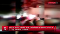 Gazze Şeridi'nde apartmanda yangın: 21 ölü