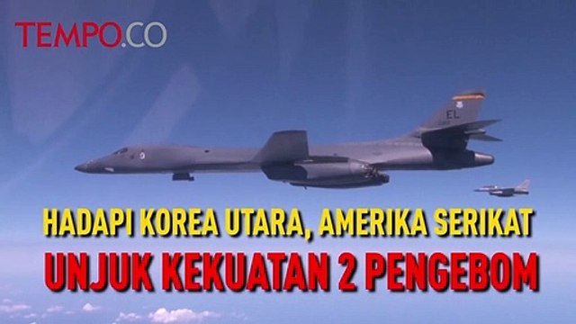 Pesawat Pengebom Amerika Unjuk Kekuatan Siap Hadapi Korea Utara