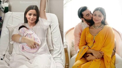Alia Bhatt Discharge From Hospital with her Daughter and Ranbir Kapoor
