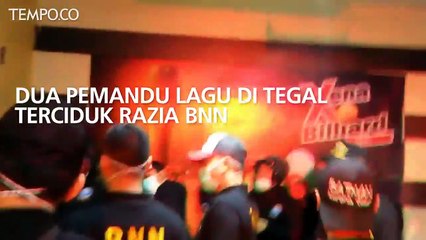 Dua Pemandu Lagu di Tegal Terciduk Razia BNN