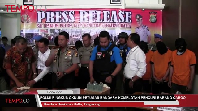 Polisi Ringkus Oknum Petugas Bandara Komplotan Pencuri Cargo