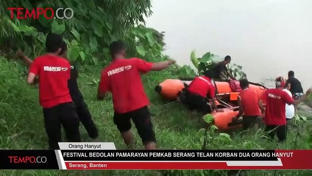 Festival Bedolan Pamarayan Pemkab Serang Telan Korban Dua Orang Hanyut