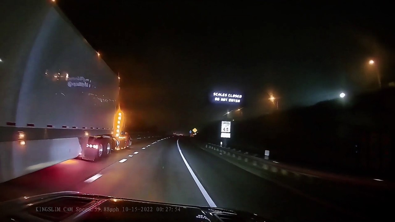Guys Stop to Help a Burning Car on Off Ramp