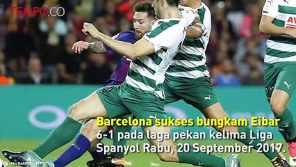 Liga Spanyol, Barcelona Bungkam Eibar 6-1