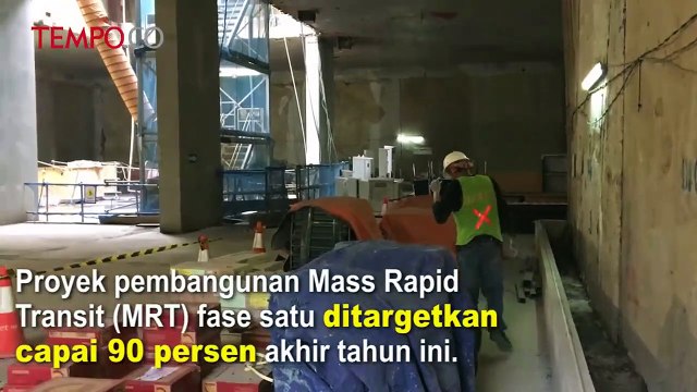 Mengintip Proyek MRT di Kawasan Bundaran HI