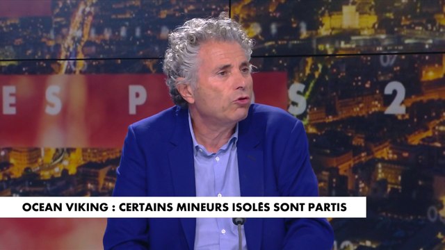 Gilles-William Goldnadel sur les mineurs de l'Ocean Viking : «Ils sont censés être en détresse or ils partent»