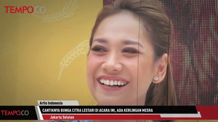 Cantiknya Bunga Citra Lestari di Acara Ini, Ada Kerlingan Mesra