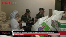 BPOM Banten Gerebek Gudang Distributor Makanan Kedaluwarsa