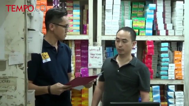 Antisipasi Peredaran Pil PCC, Polres Serang Razia Apotik