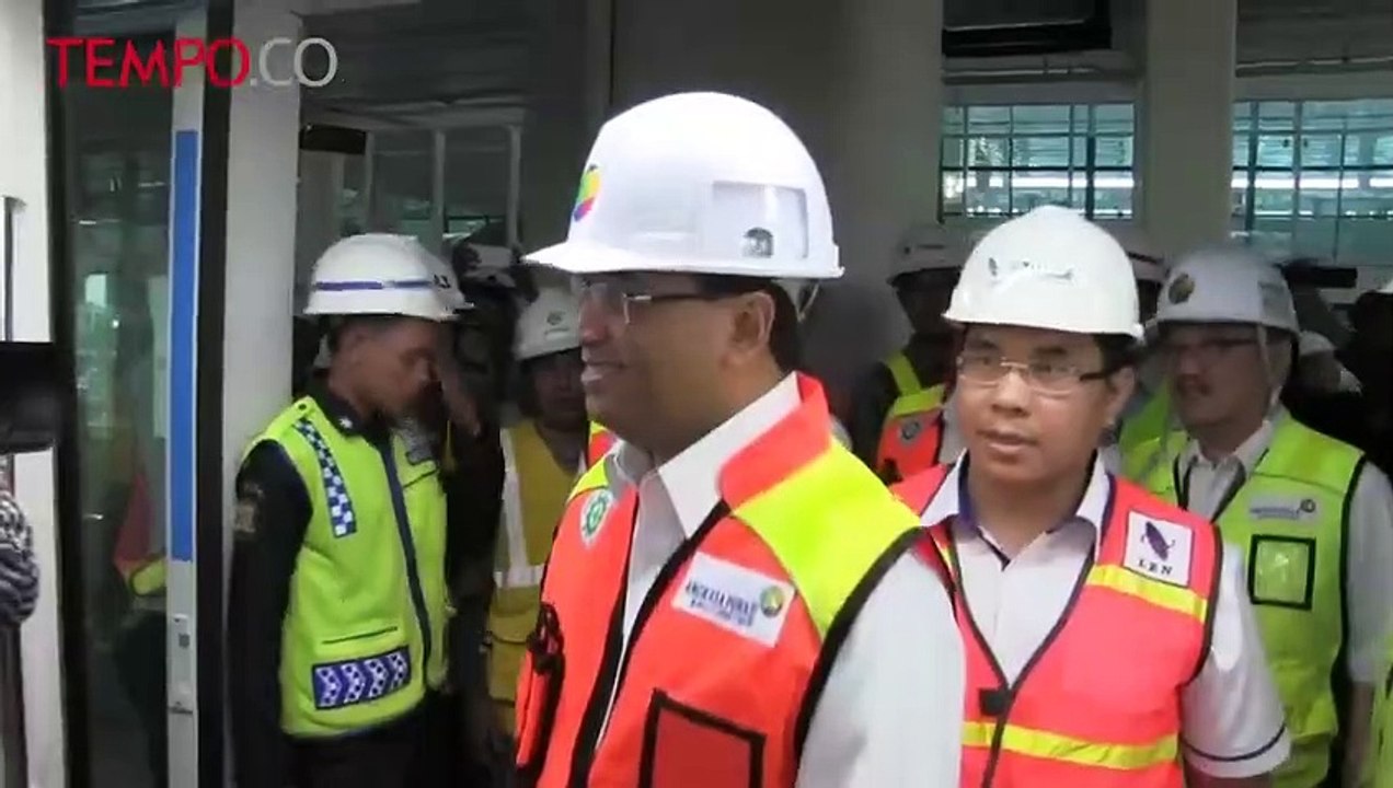 Menteri Perhubungan Tinjau Kesiapan Skytrain Bandara Soekarno Hatta