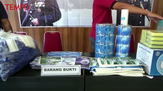 Pemilik Usaha Air Mineral Ilegal Ditetapkan Sebagai Tersangka