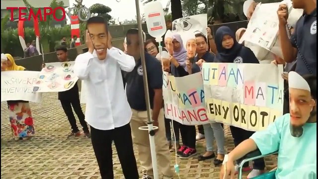 120 Hari Penyerangan Novel Baswedan, Aktivis ICW Gelar Aksi Teatrikal