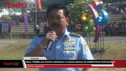 KSAU: Pembelian Sukhoi Generasi 4,5 Plus Sudah Masuk ke Kementrian Pertahanan