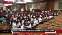 Peserta Forum Anak Mengkritisi Iklan Rokok di Media Massa