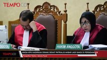 Jaksa KPK Hadirkan Orang Dekat Patrialis Akbar Jadi Saksi dalam Persidangan