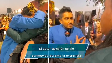 TikToker entrevista a Tenoch Huerta y termina conmovido