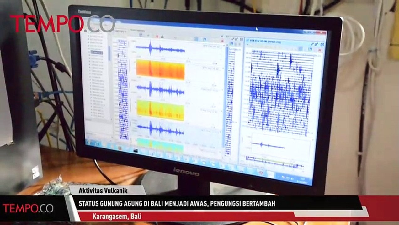 Gunung Agung Bali Terkini, Status Awas