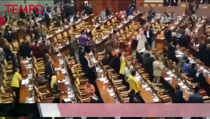 Rapat RUU Pemilu, Fraksi Gerindra, PAN, Demokrat, dan PKS Walk Out