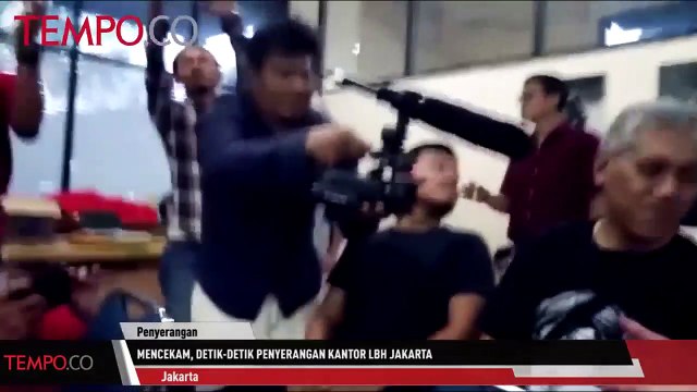 Mencekam, Detik-Detik Penyerangan Kantor LBH Jakarta
