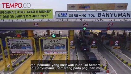 Didominasi Plat B, Tol Semarang Ungaran Banyumanik Masih Lengang