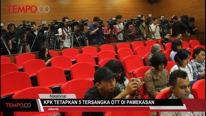 KPK Tetapkan 5 Tersangka OTT di Pamekasan